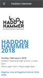 Mobile Screenshot of haddonhammers.com